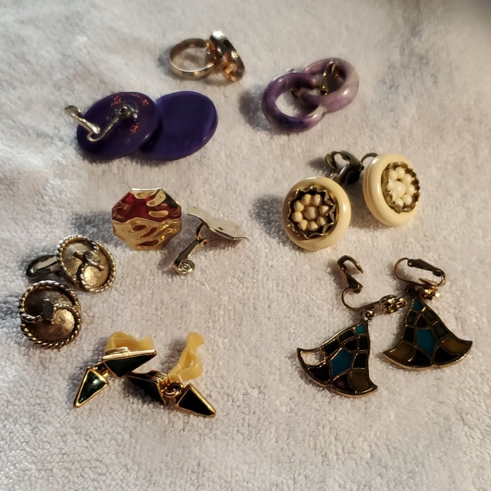 Clip on earrings
